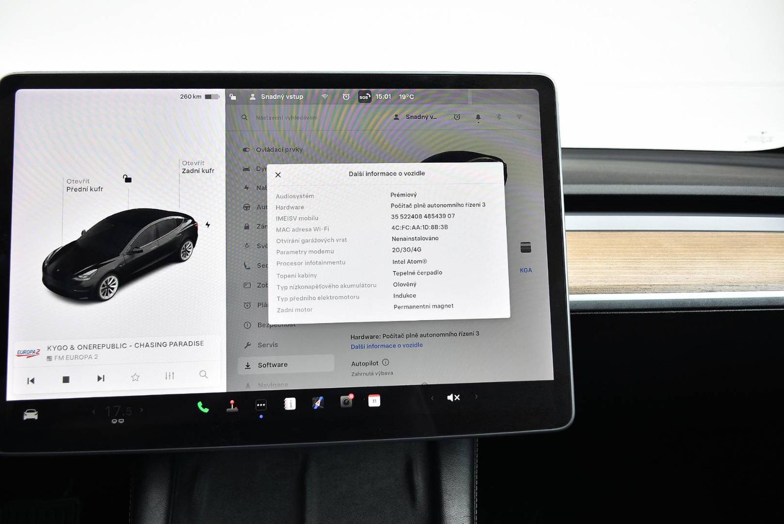 Tesla Model 3 LONG RANGE 75 KWH DUAL MOTOR 4x4 - TEPELNÉ ČERPADLO