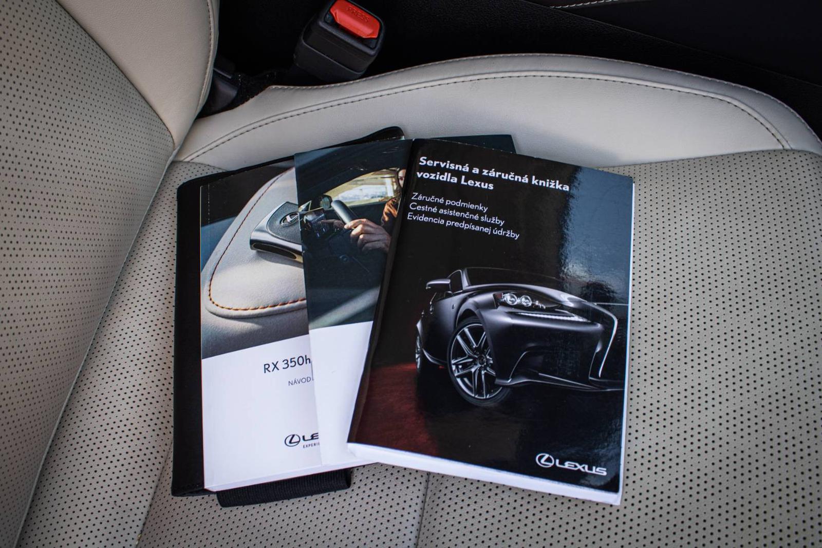 Lexus RX 350h Executive, 1. Majiteľ, Slovenské, Nelakované, vo fólii, Medená sonic, DPH