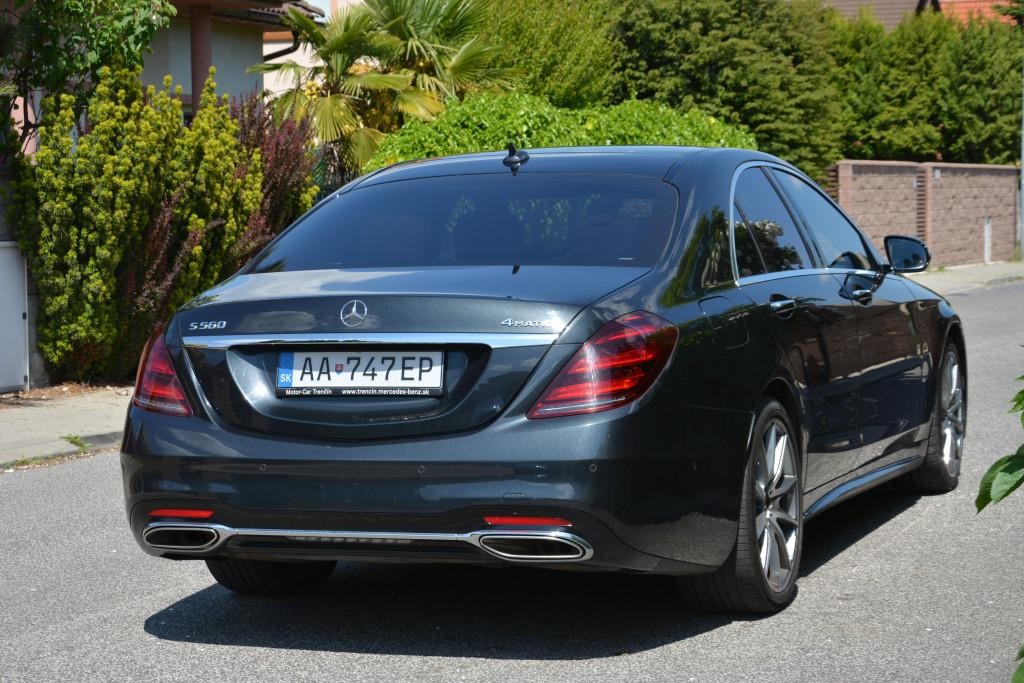 Mercedes S trieda 560 4MATIC A/T. SR. voz. 1. majietľ.