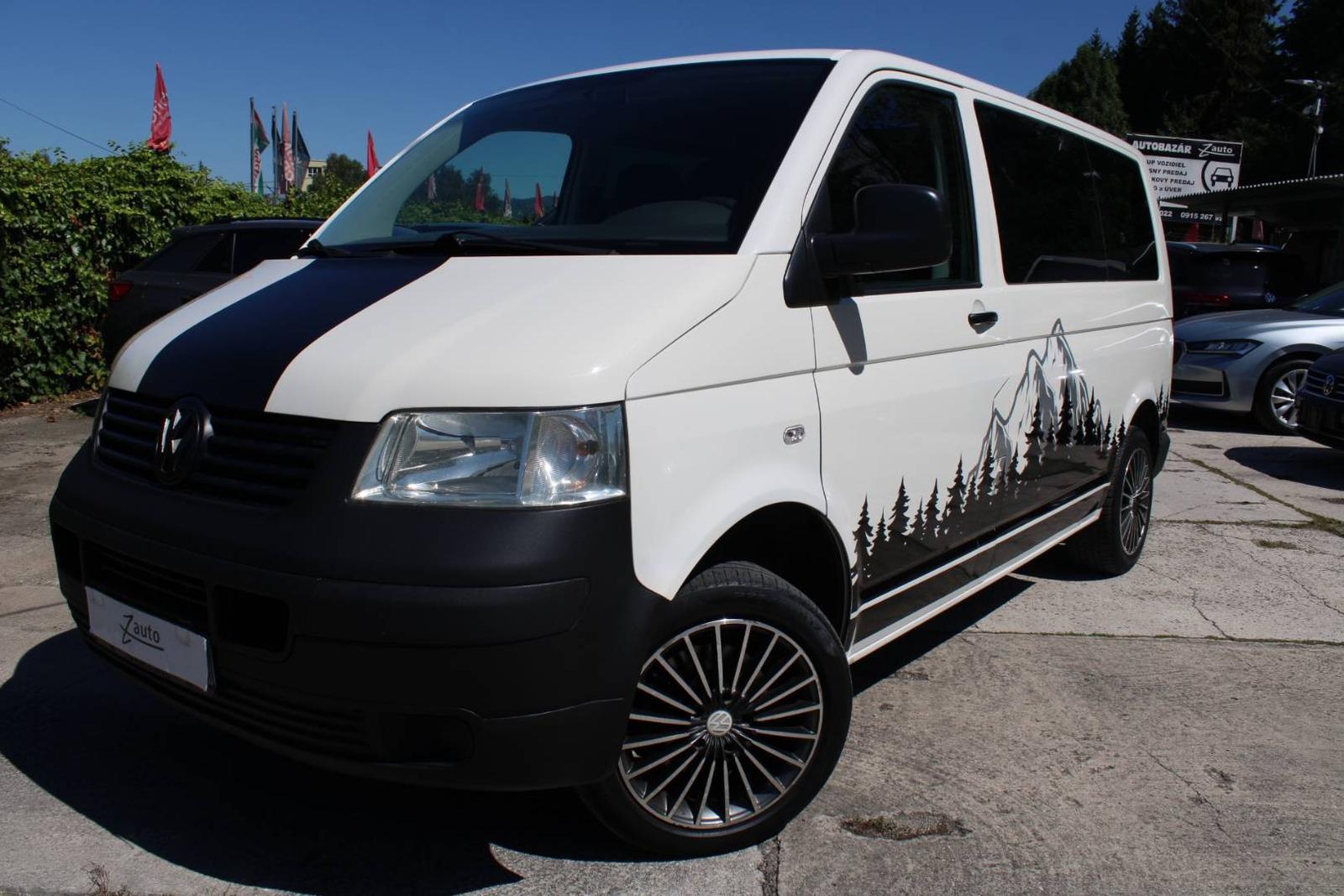 Volkswagen T5 Transporter 1.9 TDI, 75kW , 9 miestny, M5