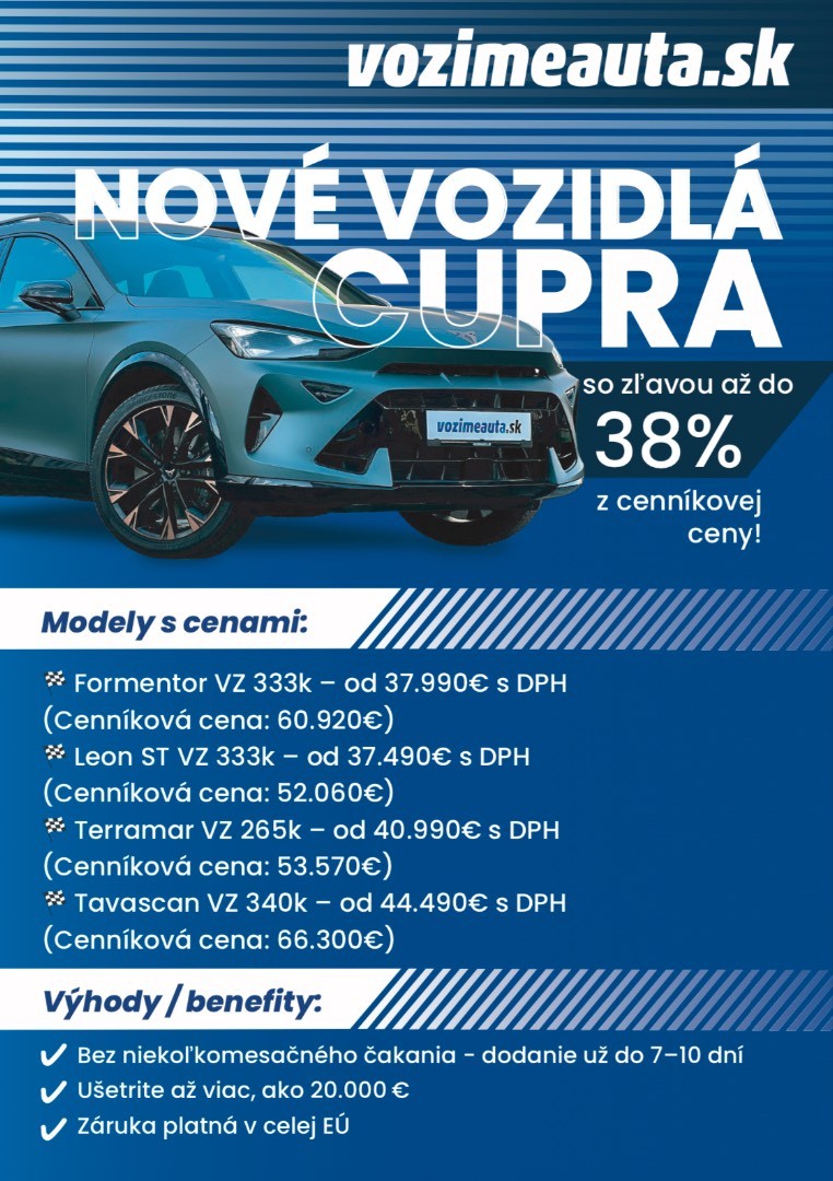 Cupra Formentor VZ 2.0 TSI 4 DRIVE 333k ZĽAVA 40.2