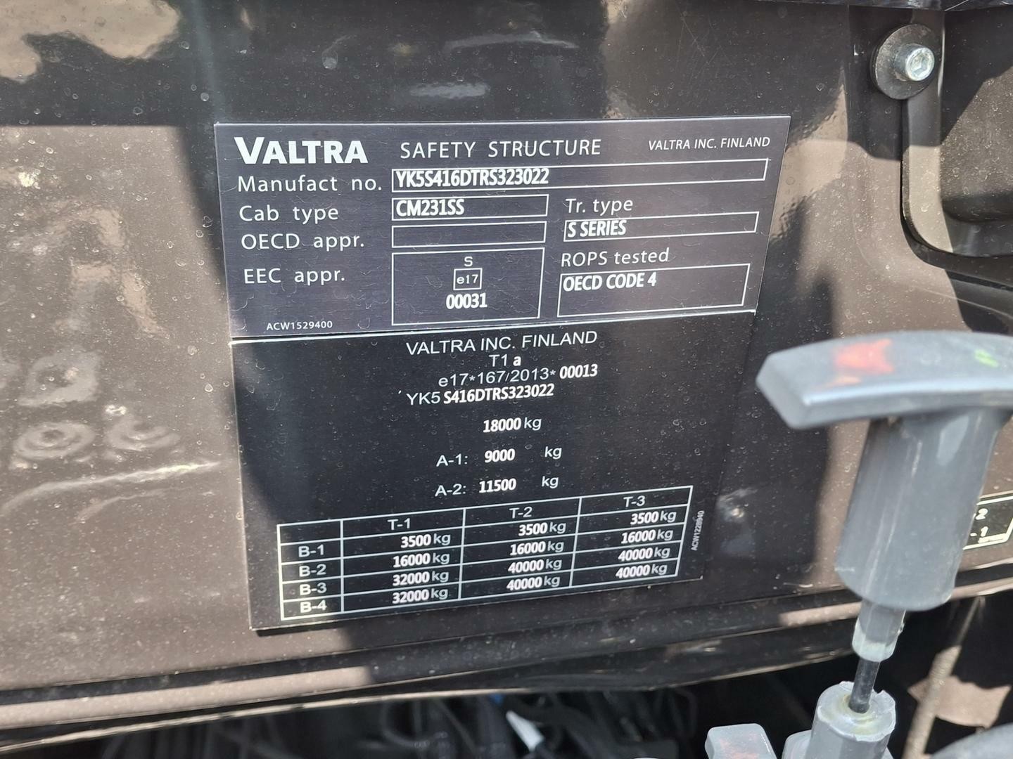 Valtra S AWF 416 AGCO Power 84