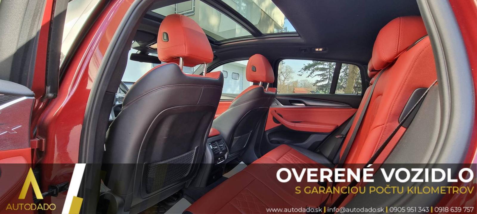 BMW X4 xDrive 25d M Sport-X AT+F1 170kW FULL=GARANT. 126TKM=OVERENÉ VOZIDLO