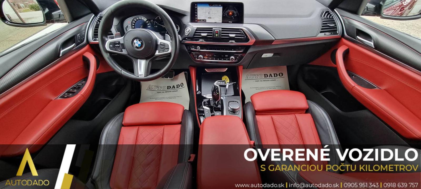 BMW X4 xDrive 25d M Sport-X AT+F1 170kW FULL=GARANT. 126TKM=OVERENÉ VOZIDLO