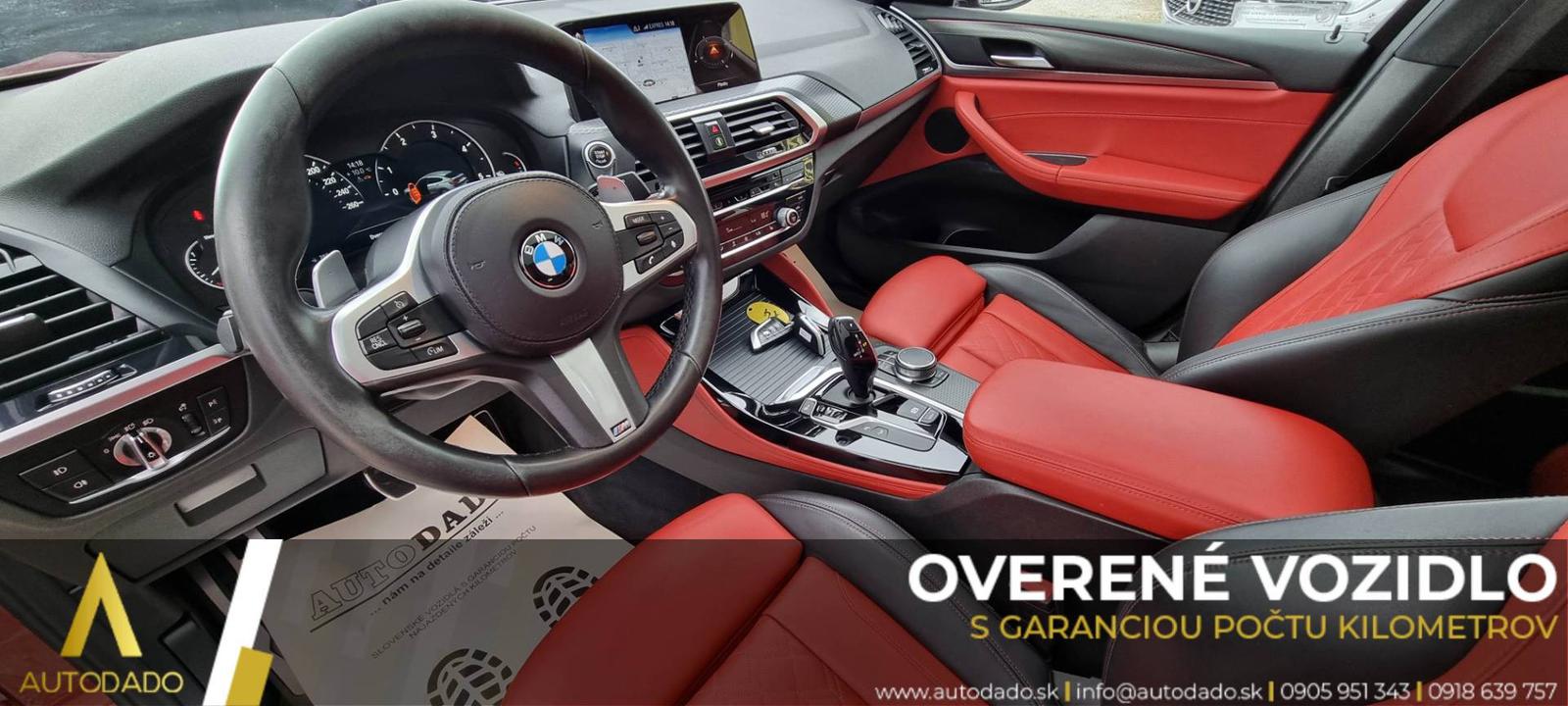 BMW X4 xDrive 25d M Sport-X AT+F1 170kW FULL=GARANT. 126TKM=OVERENÉ VOZIDLO