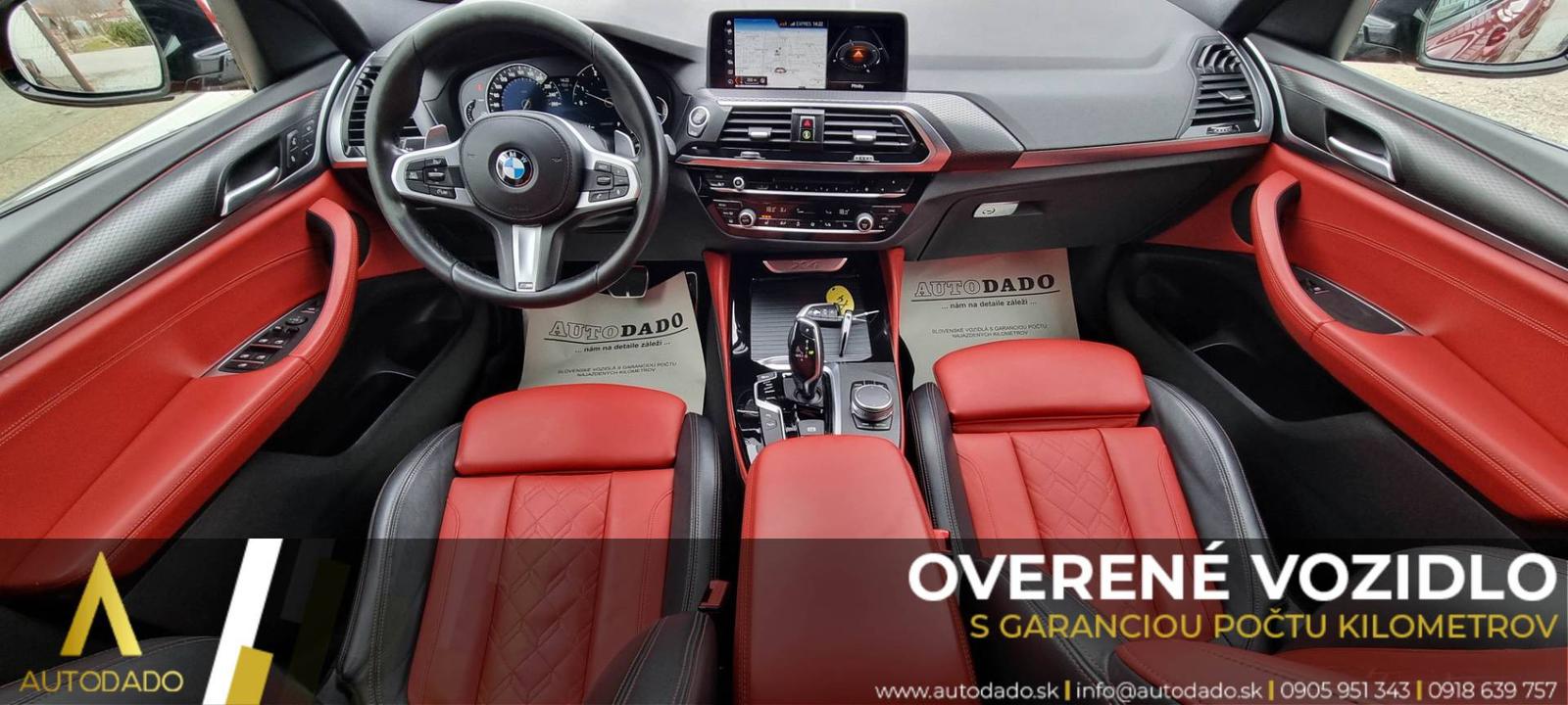 BMW X4 xDrive 25d M Sport-X AT+F1 170kW FULL=GARANT. 126TKM=OVERENÉ VOZIDLO