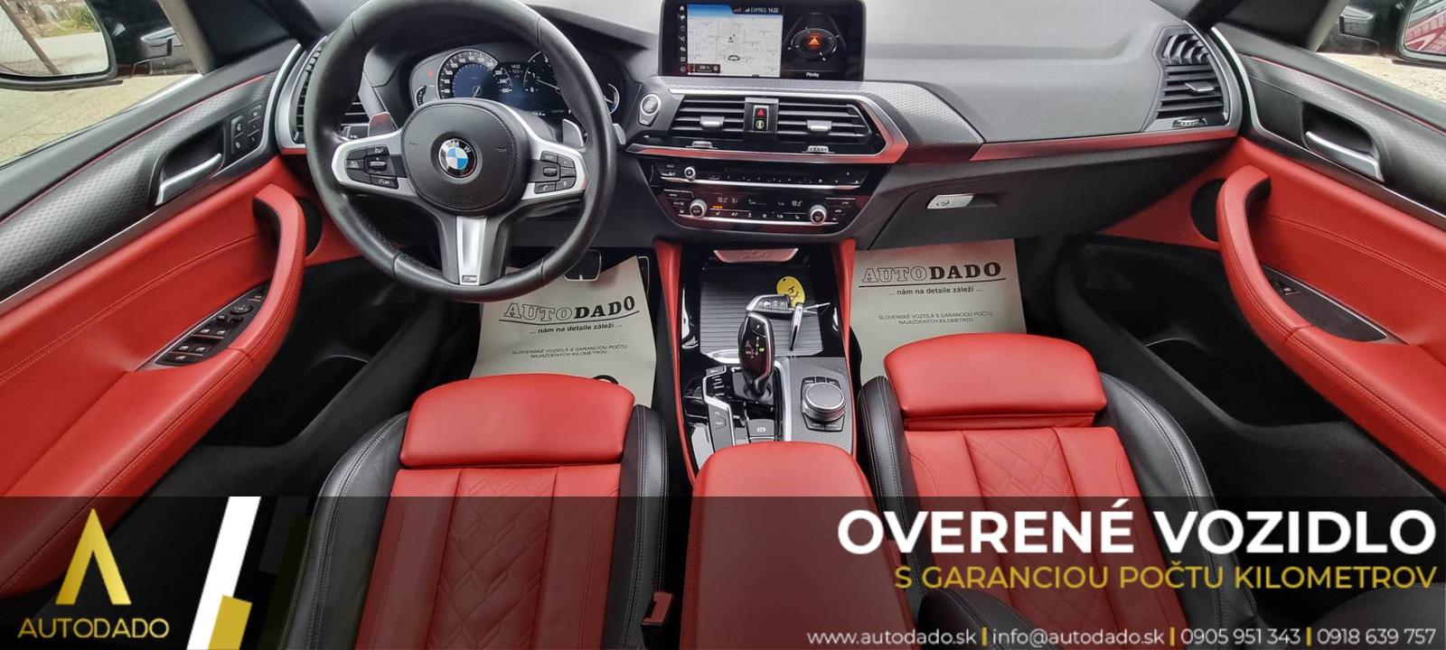 BMW X4 xDrive 25d M Sport-X AT+F1 170kW FULL=GARANT. 126TKM=OVERENÉ VOZIDLO
