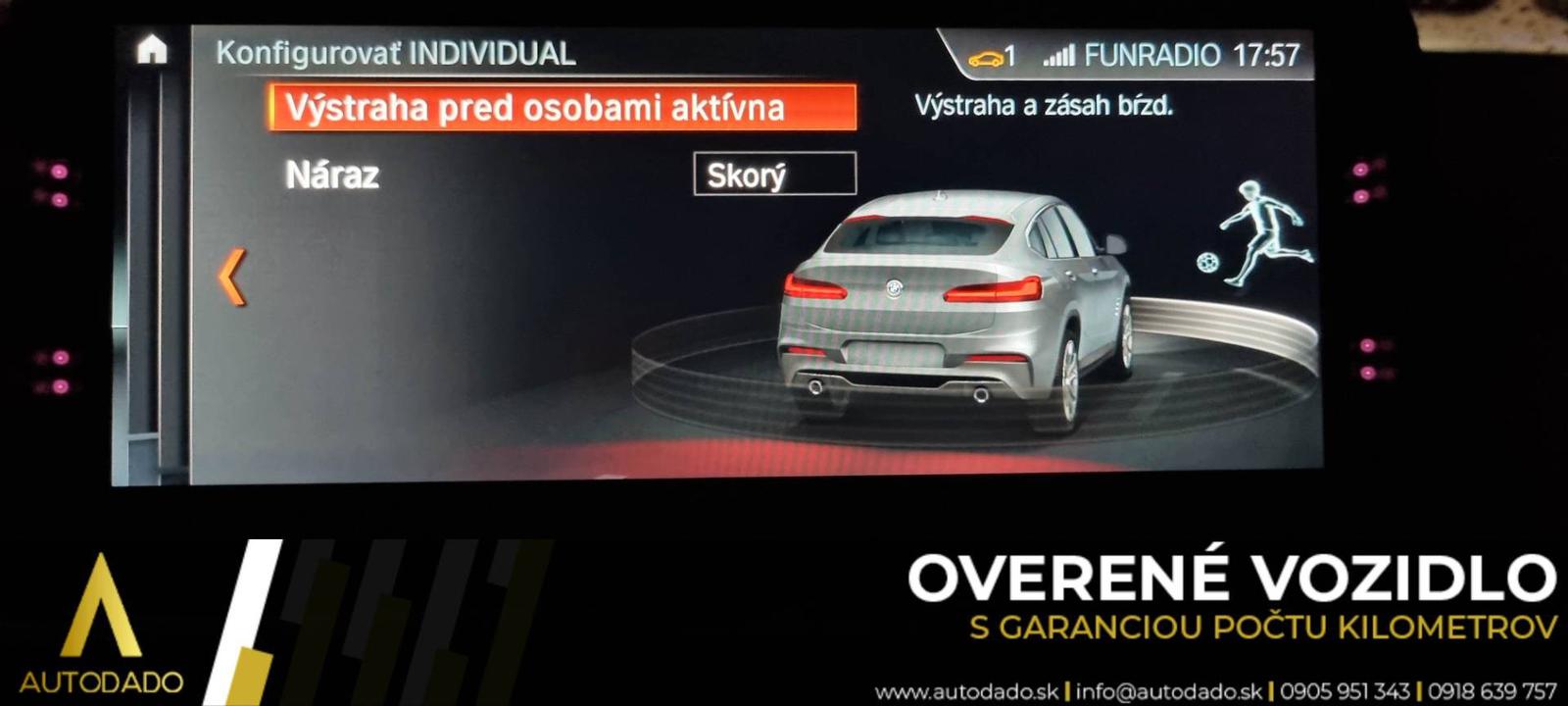 BMW X4 xDrive 25d M Sport-X AT+F1 170kW FULL=GARANT. 126TKM=OVERENÉ VOZIDLO