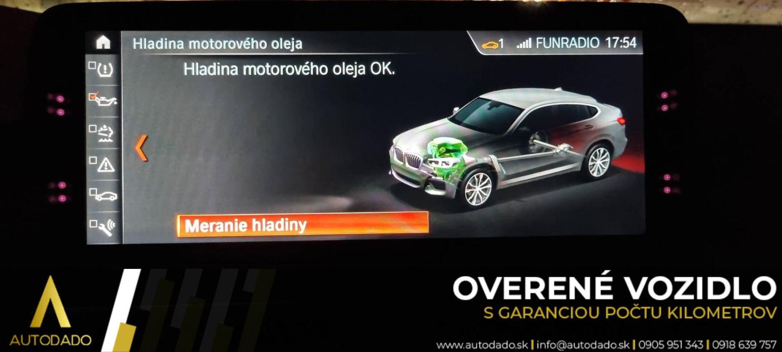 BMW X4 xDrive 25d M Sport-X AT+F1 170kW FULL=GARANT. 126TKM=OVERENÉ VOZIDLO