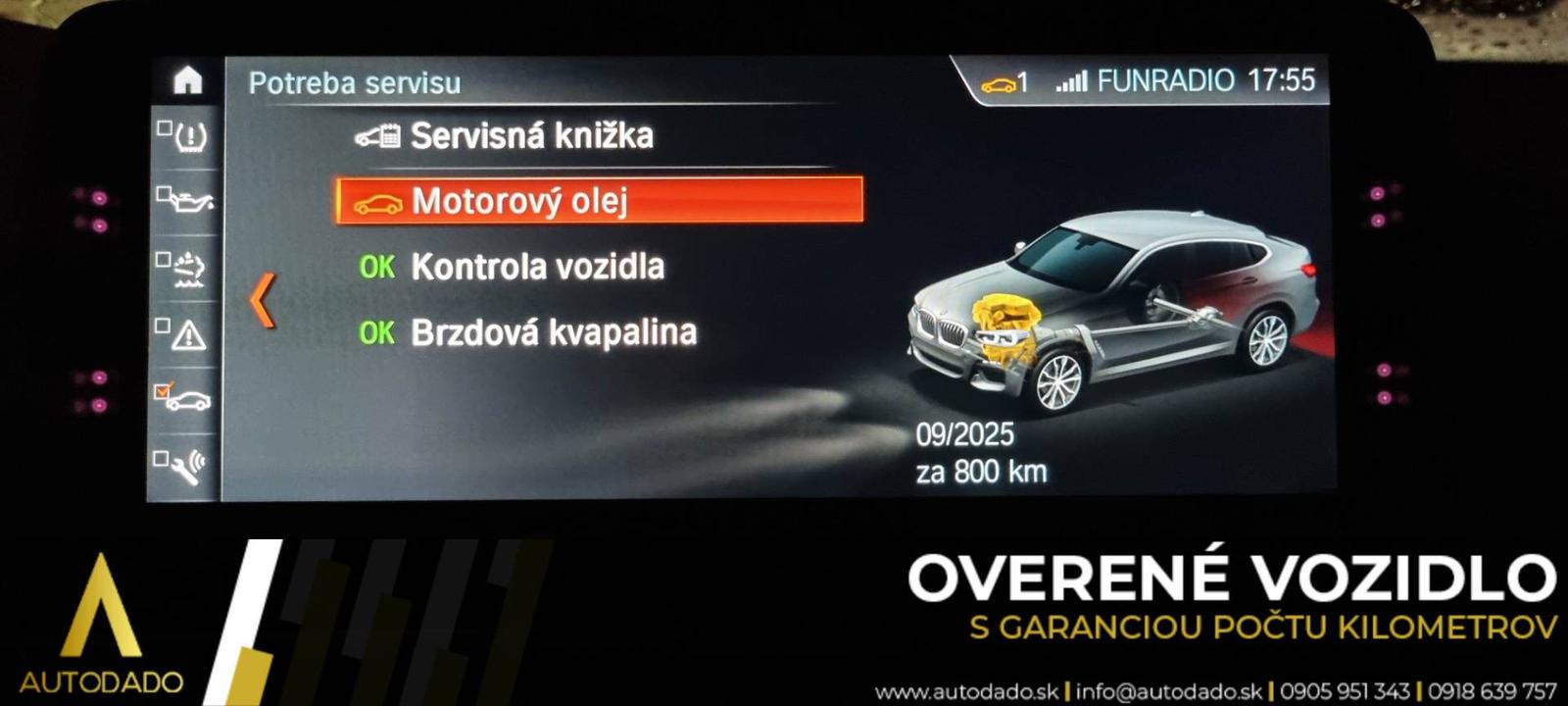 BMW X4 xDrive 25d M Sport-X AT+F1 170kW FULL=GARANT. 126TKM=OVERENÉ VOZIDLO