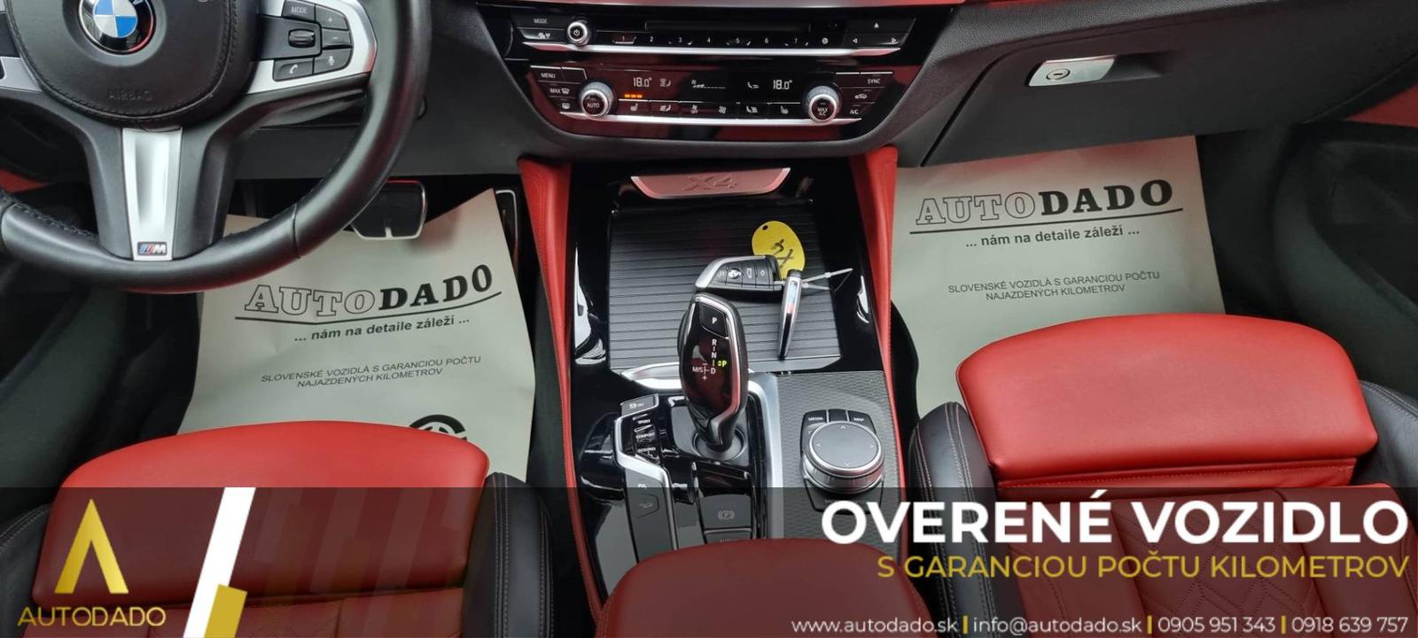 BMW X4 xDrive 25d M Sport-X AT+F1 170kW FULL=GARANT. 126TKM=OVERENÉ VOZIDLO