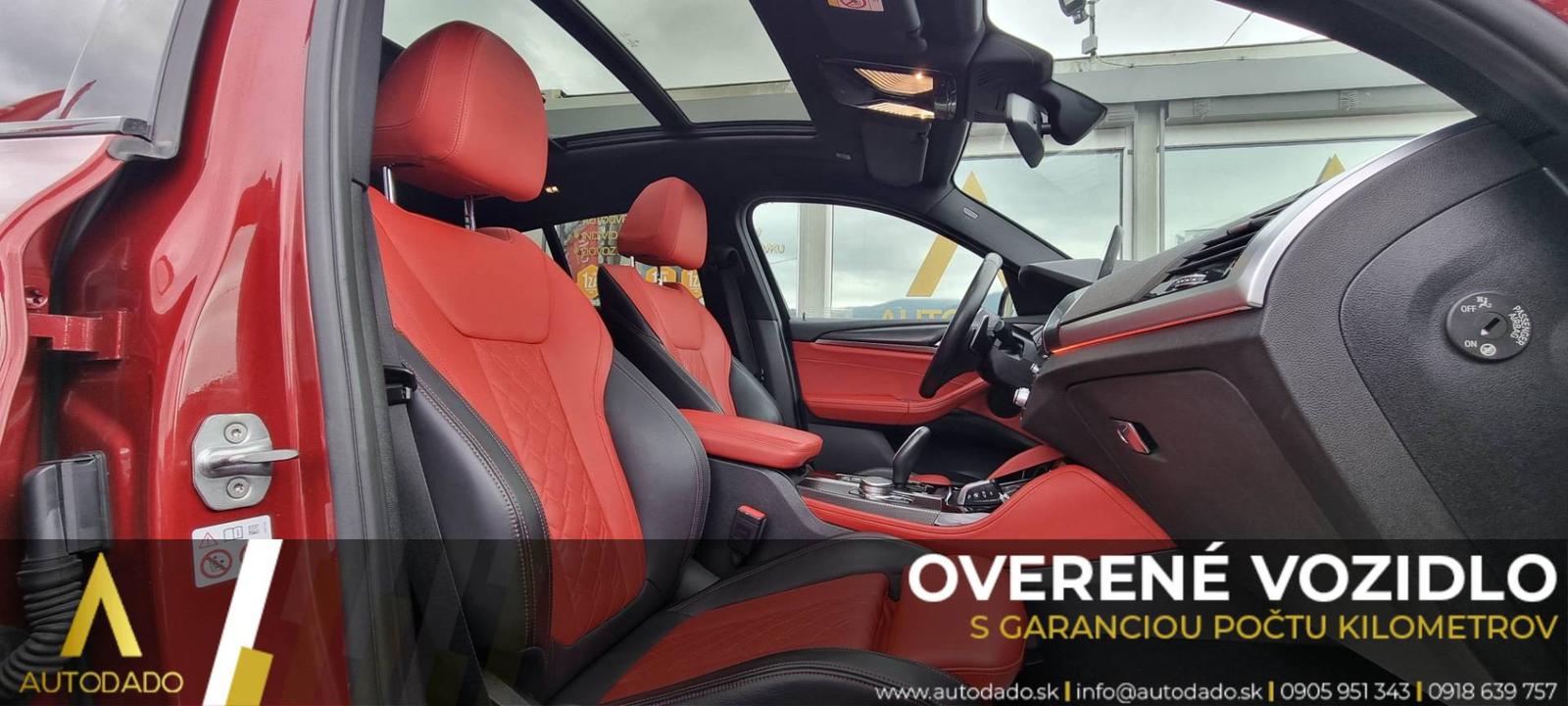 BMW X4 xDrive 25d M Sport-X AT+F1 170kW FULL=GARANT. 126TKM=OVERENÉ VOZIDLO