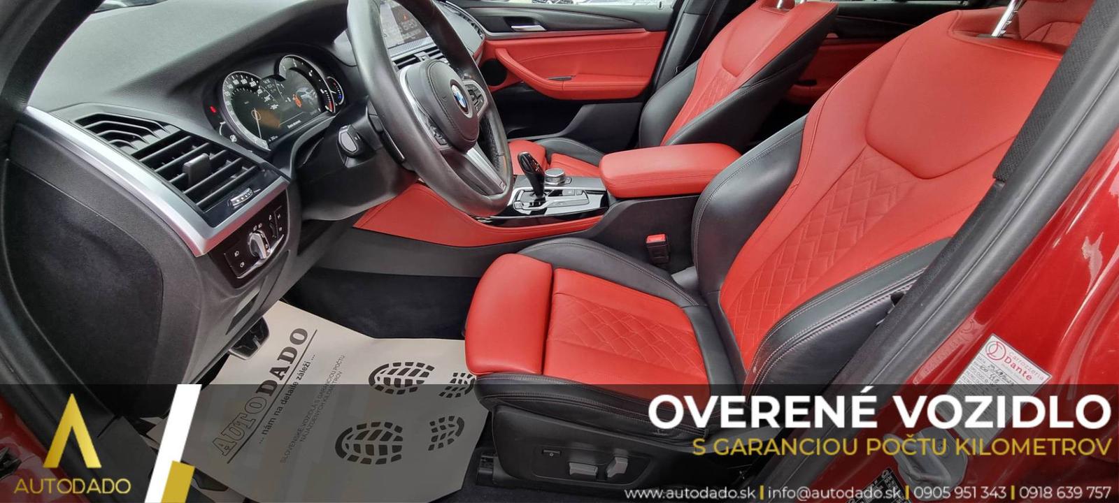 BMW X4 xDrive 25d M Sport-X AT+F1 170kW FULL=GARANT. 126TKM=OVERENÉ VOZIDLO