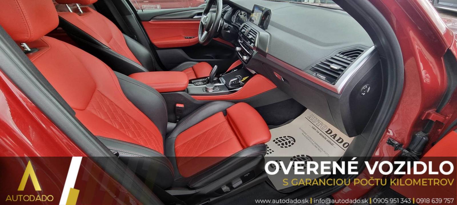 BMW X4 xDrive 25d M Sport-X AT+F1 170kW FULL=GARANT. 126TKM=OVERENÉ VOZIDLO