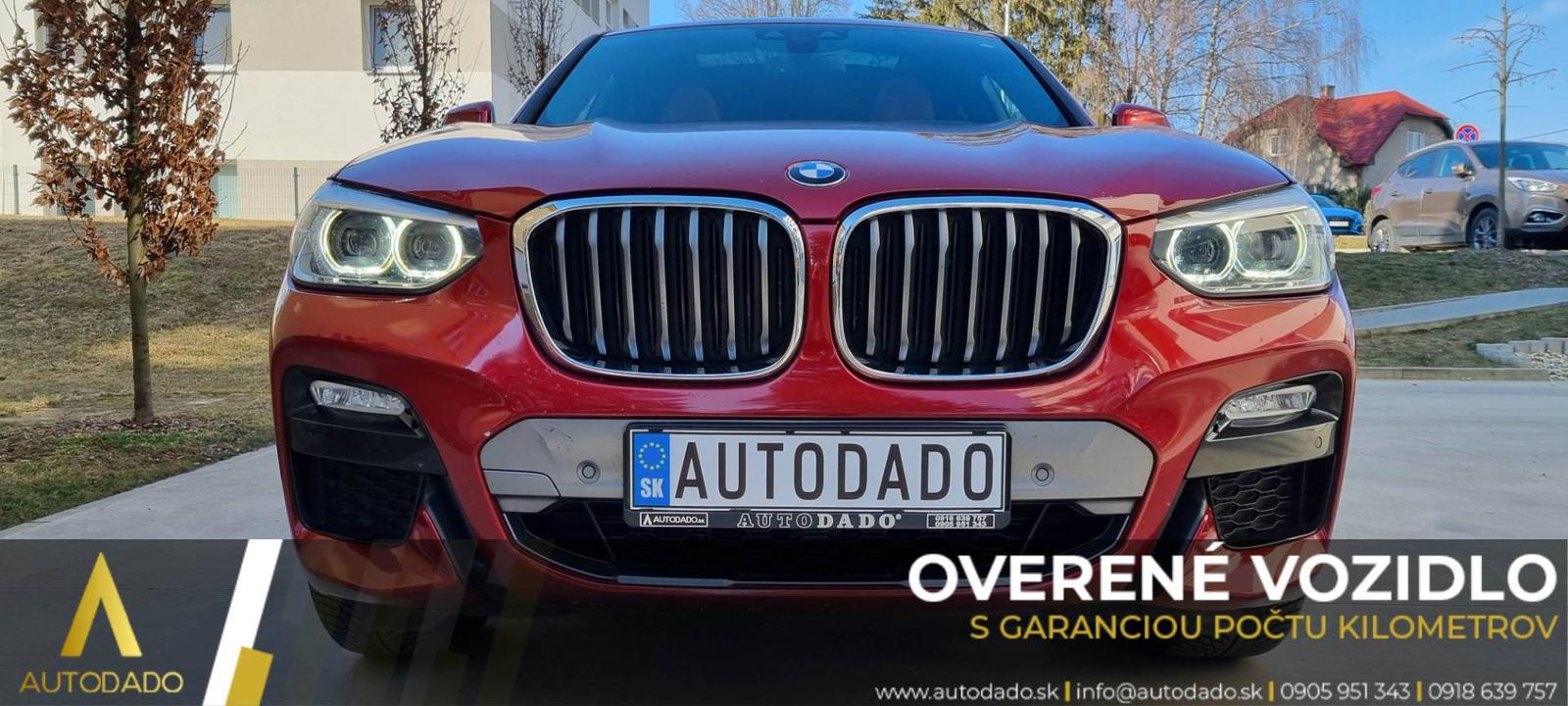 BMW X4 xDrive 25d M Sport-X AT+F1 170kW FULL=GARANT. 126TKM=OVERENÉ VOZIDLO