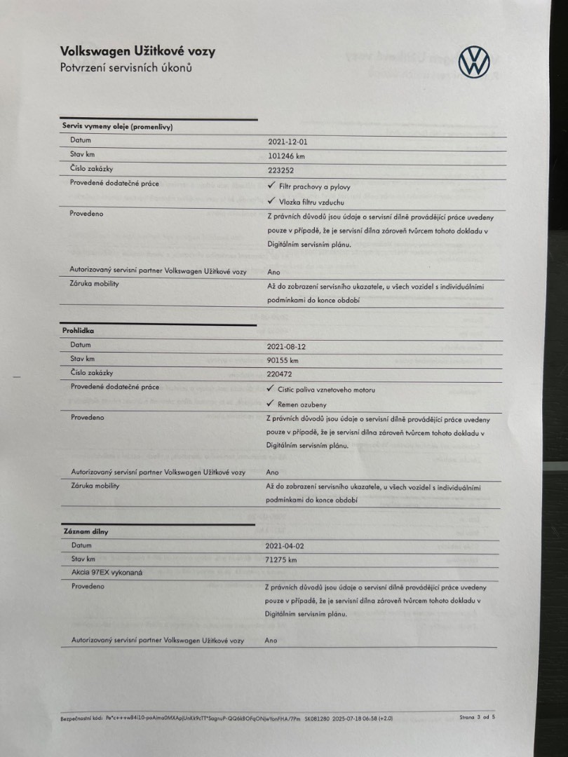 Volkswagen Crafter 4MOTION 2.0 TDi/103 kw L3H3