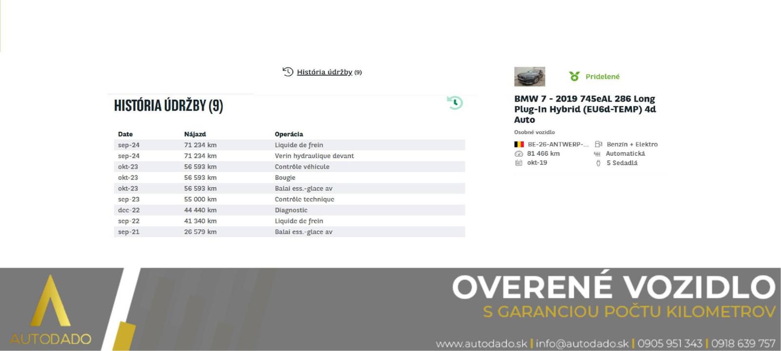 BMW Rad 7 745Le xDrive 290kW Long Plug-In Hybrid AT=FULL VÝBAVA+SERVIS=OVERENÉ
