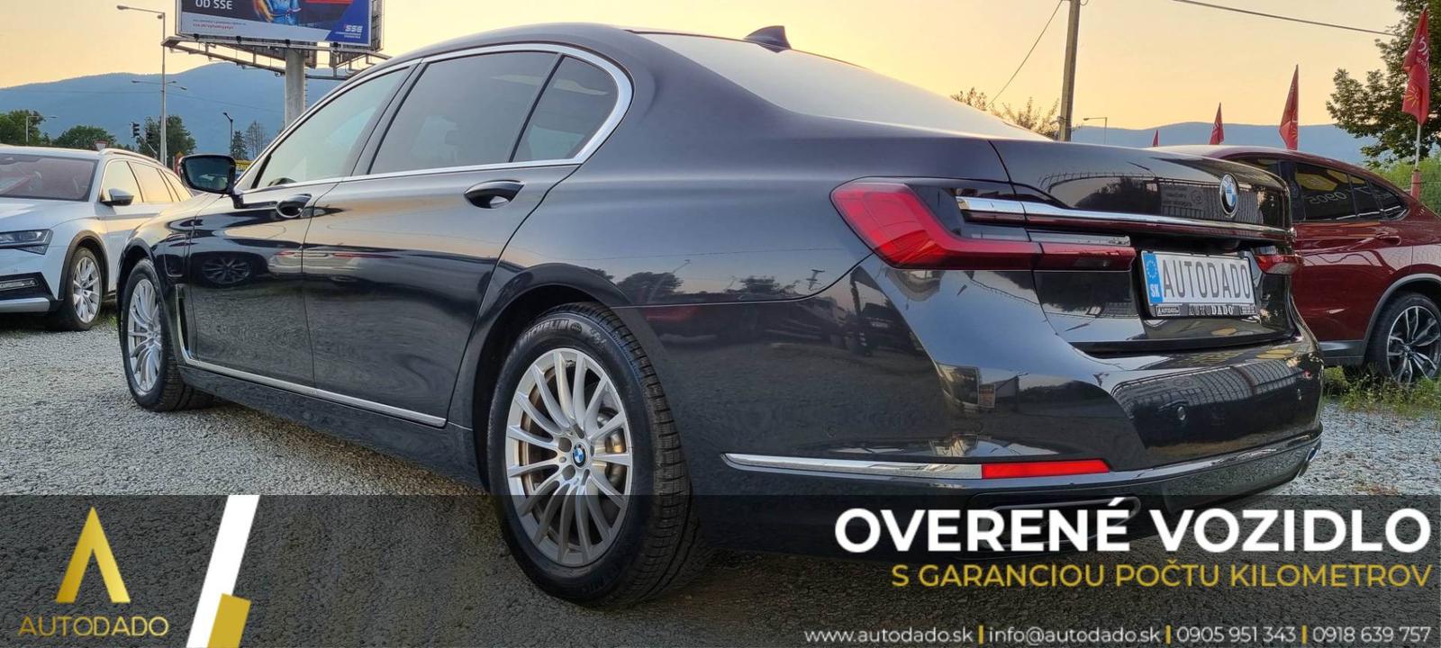 BMW Rad 7 745Le xDrive 290kW Long Plug-In Hybrid AT=FULL VÝBAVA+SERVIS=OVERENÉ
