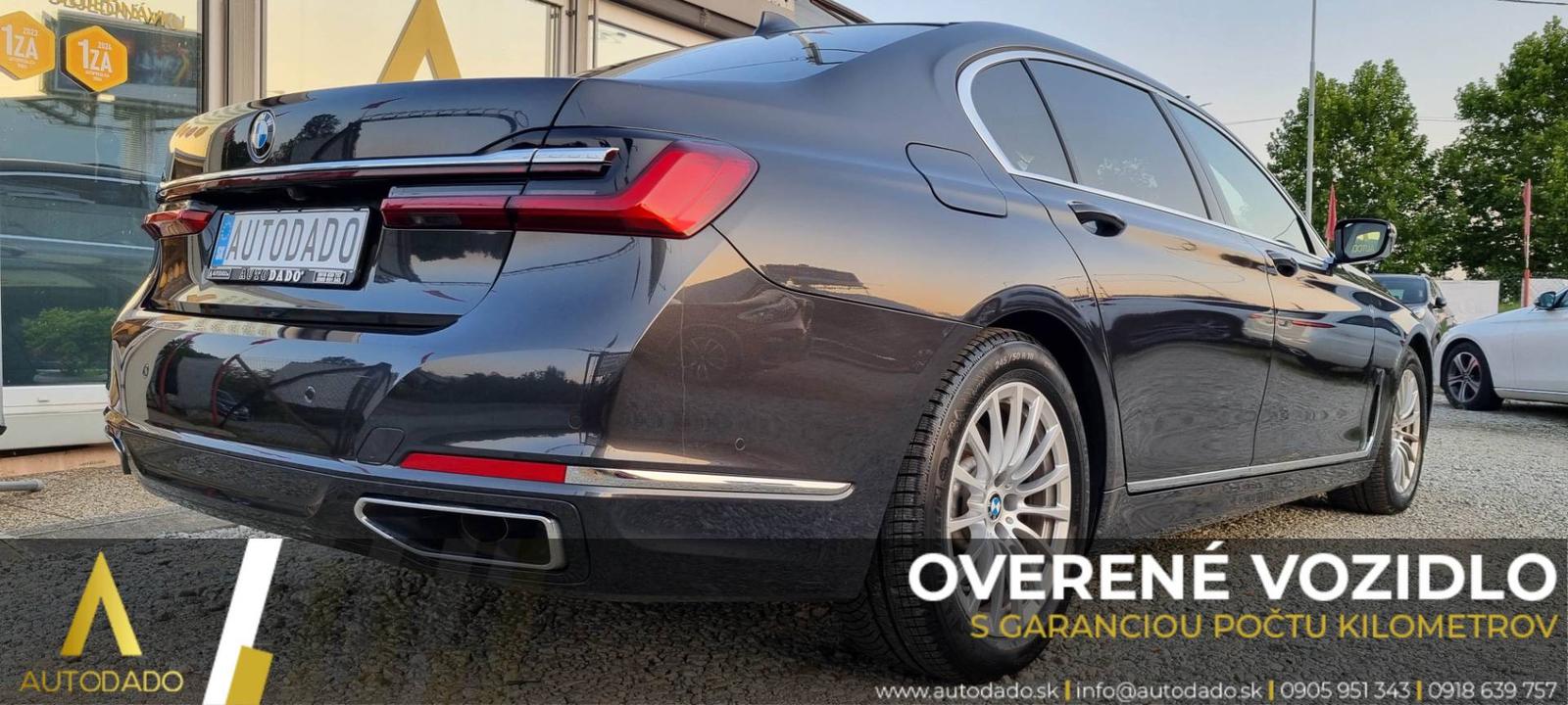 BMW Rad 7 745Le xDrive 290kW Long Plug-In Hybrid AT=FULL VÝBAVA+SERVIS=OVERENÉ