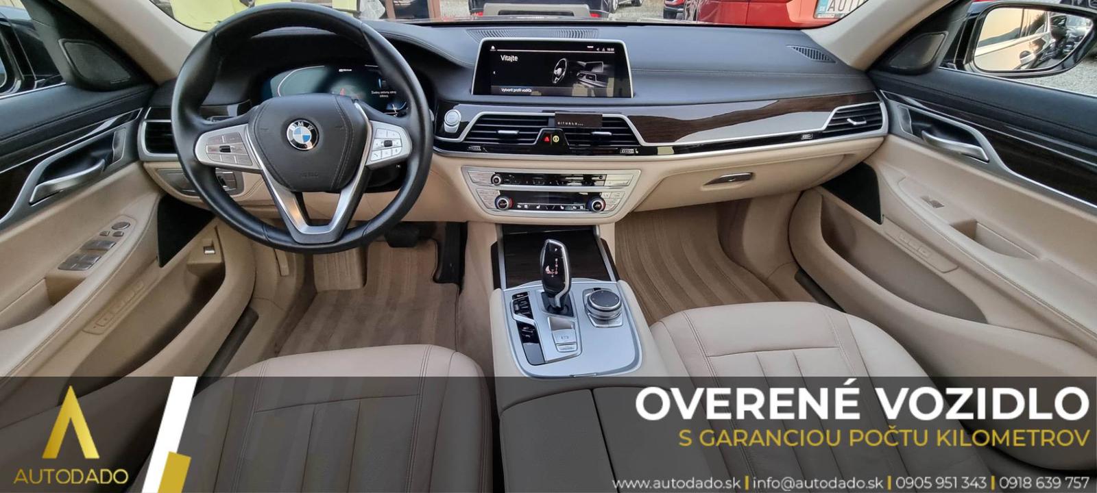 BMW Rad 7 745Le xDrive 290kW Long Plug-In Hybrid AT=FULL VÝBAVA+SERVIS=OVERENÉ