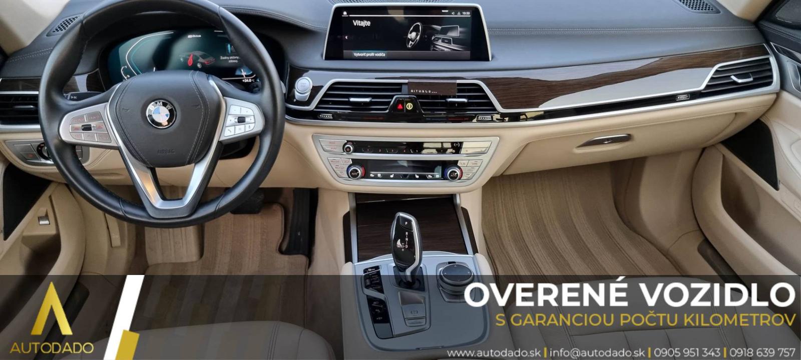 BMW Rad 7 745Le xDrive 290kW Long Plug-In Hybrid AT=FULL VÝBAVA+SERVIS=OVERENÉ