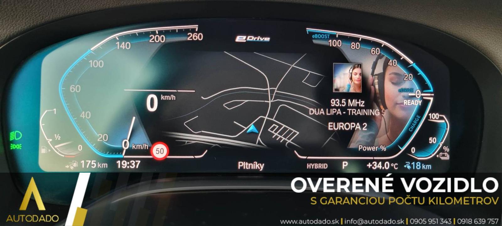 BMW Rad 7 745Le xDrive 290kW Long Plug-In Hybrid AT=FULL VÝBAVA+SERVIS=OVERENÉ