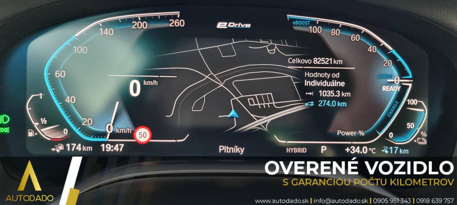 BMW Rad 7 745Le xDrive 290kW Long Plug-In Hybrid AT=FULL VÝBAVA+SERVIS=OVERENÉ