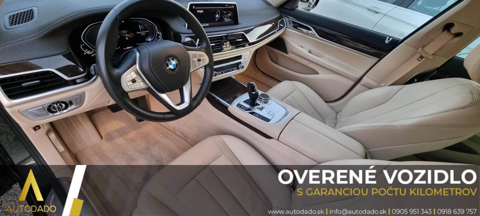 BMW Rad 7 745Le xDrive 290kW Long Plug-In Hybrid AT=FULL VÝBAVA+SERVIS=OVERENÉ