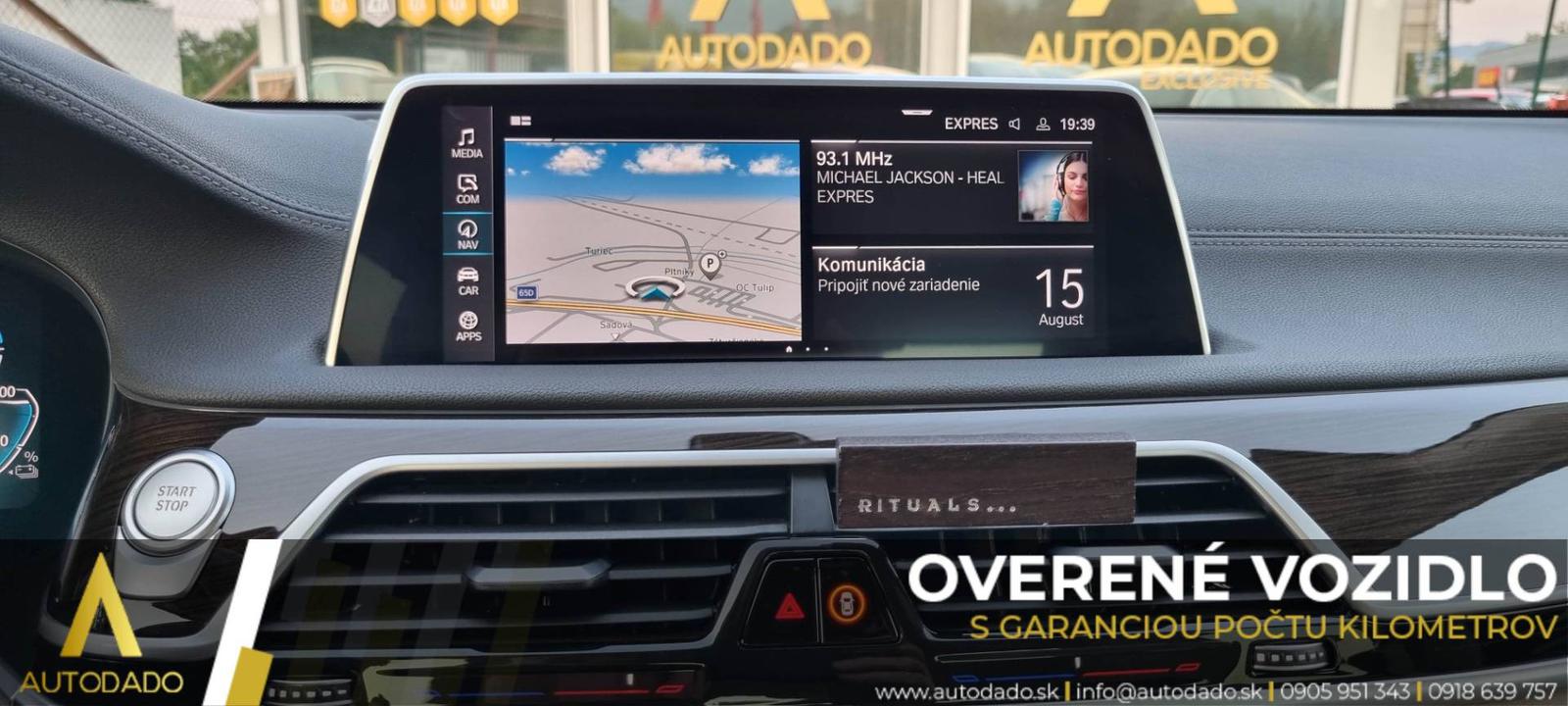 BMW Rad 7 745Le xDrive 290kW Long Plug-In Hybrid AT=FULL VÝBAVA+SERVIS=OVERENÉ