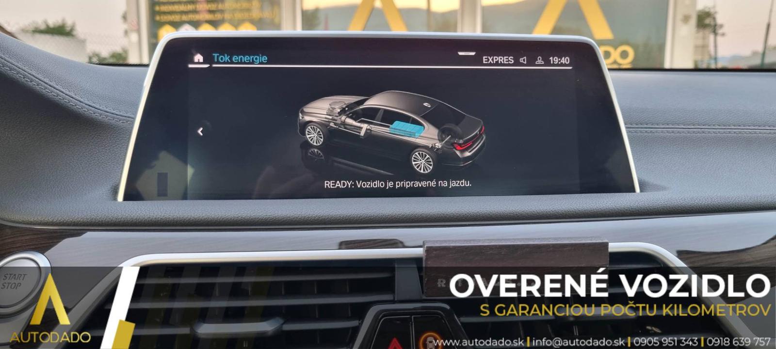 BMW Rad 7 745Le xDrive 290kW Long Plug-In Hybrid AT=FULL VÝBAVA+SERVIS=OVERENÉ