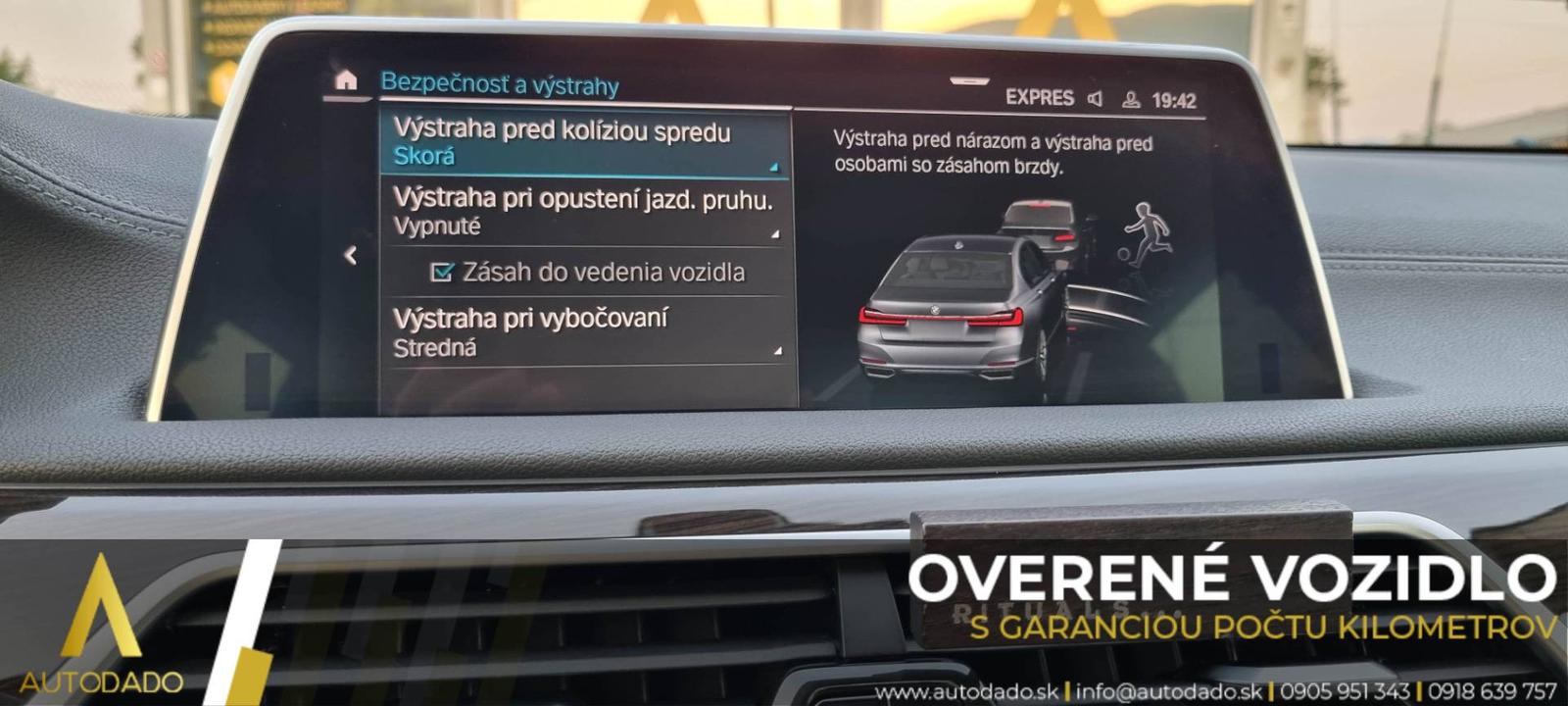 BMW Rad 7 745Le xDrive 290kW Long Plug-In Hybrid AT=FULL VÝBAVA+SERVIS=OVERENÉ