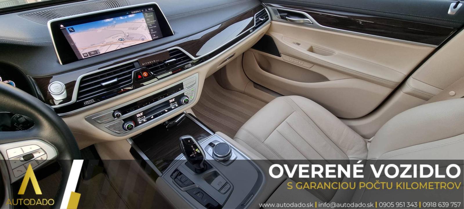 BMW Rad 7 745Le xDrive 290kW Long Plug-In Hybrid AT=FULL VÝBAVA+SERVIS=OVERENÉ