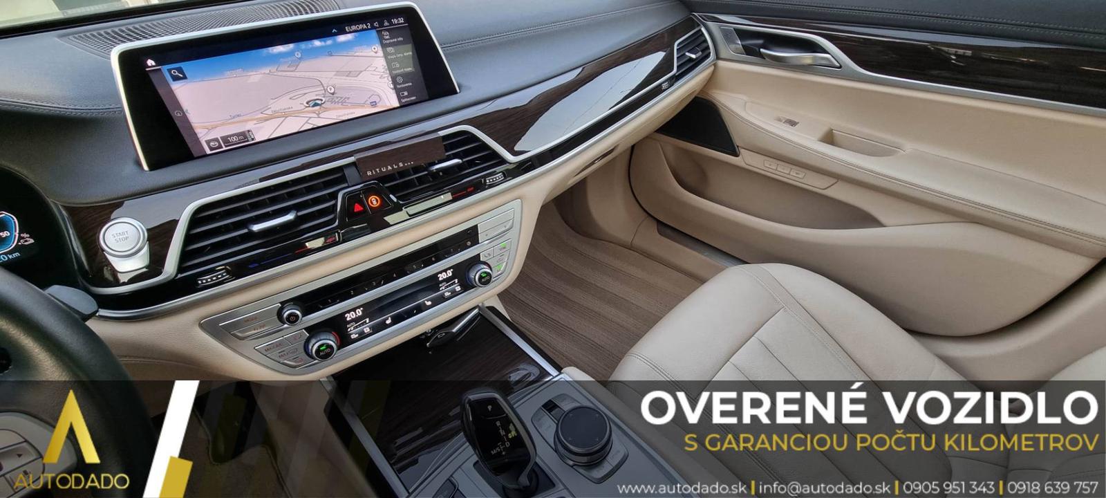 BMW Rad 7 745Le xDrive 290kW Long Plug-In Hybrid AT=FULL VÝBAVA+SERVIS=OVERENÉ