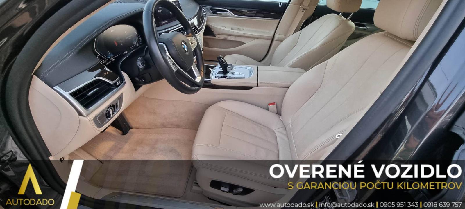 BMW Rad 7 745Le xDrive 290kW Long Plug-In Hybrid AT=FULL VÝBAVA+SERVIS=OVERENÉ