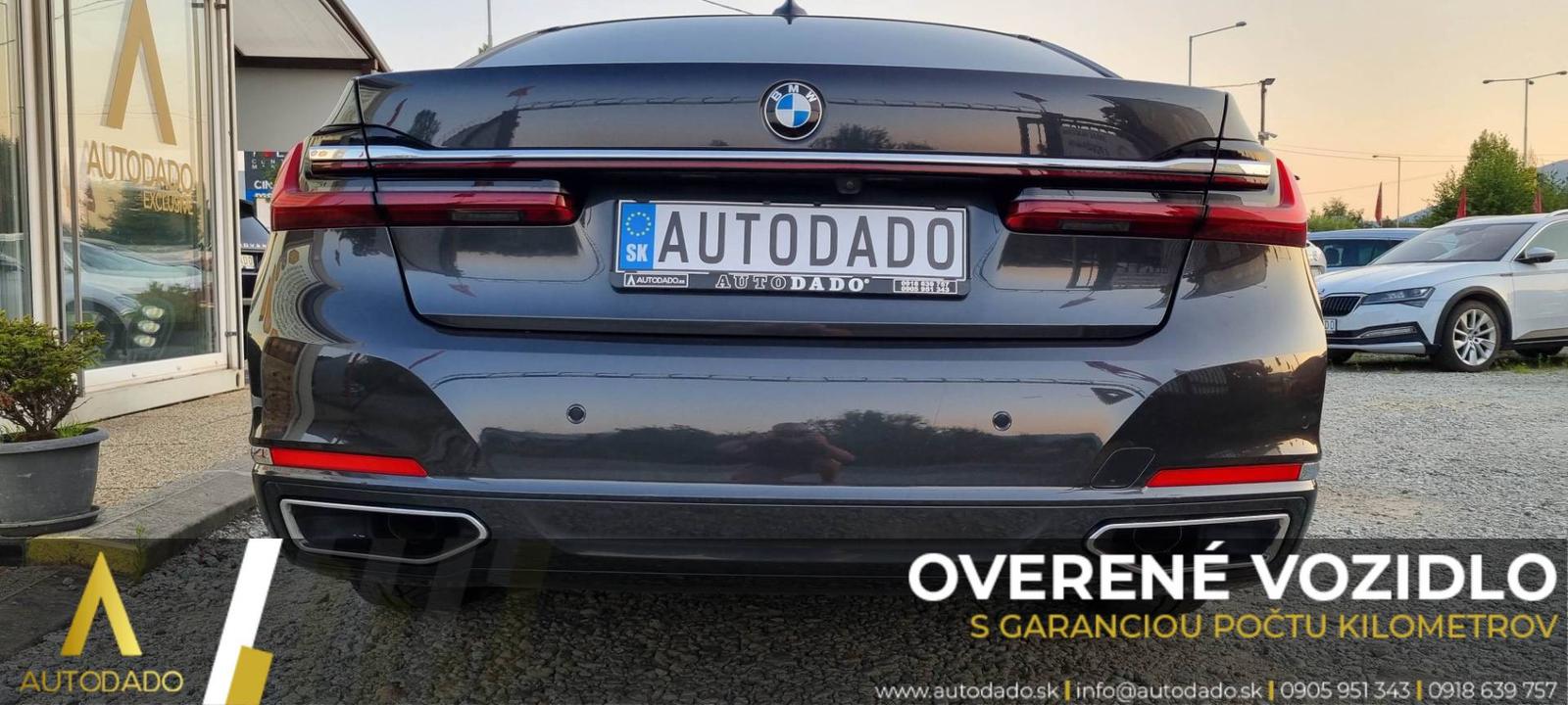 BMW Rad 7 745Le xDrive 290kW Long Plug-In Hybrid AT=FULL VÝBAVA+SERVIS=OVERENÉ