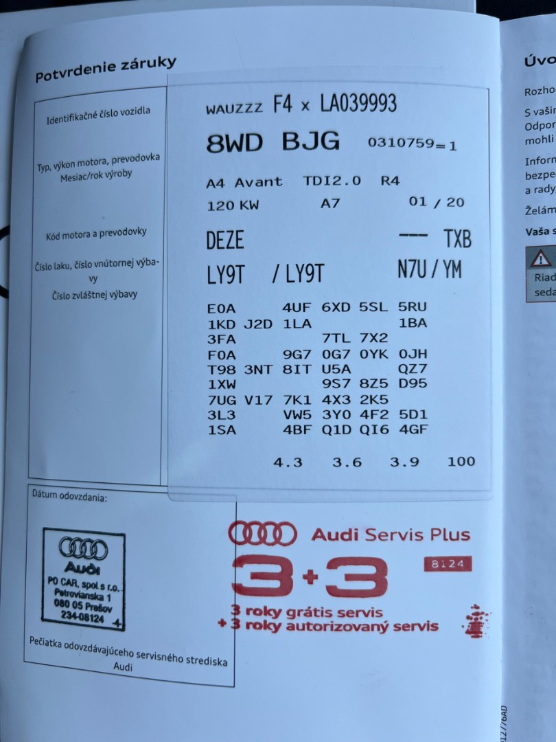 Audi A4 Avant 35 2.0 TDI Advanced S tronic