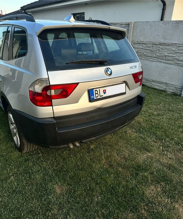 Predám BMW X3 3d, 150kW, dočasne odhlásené