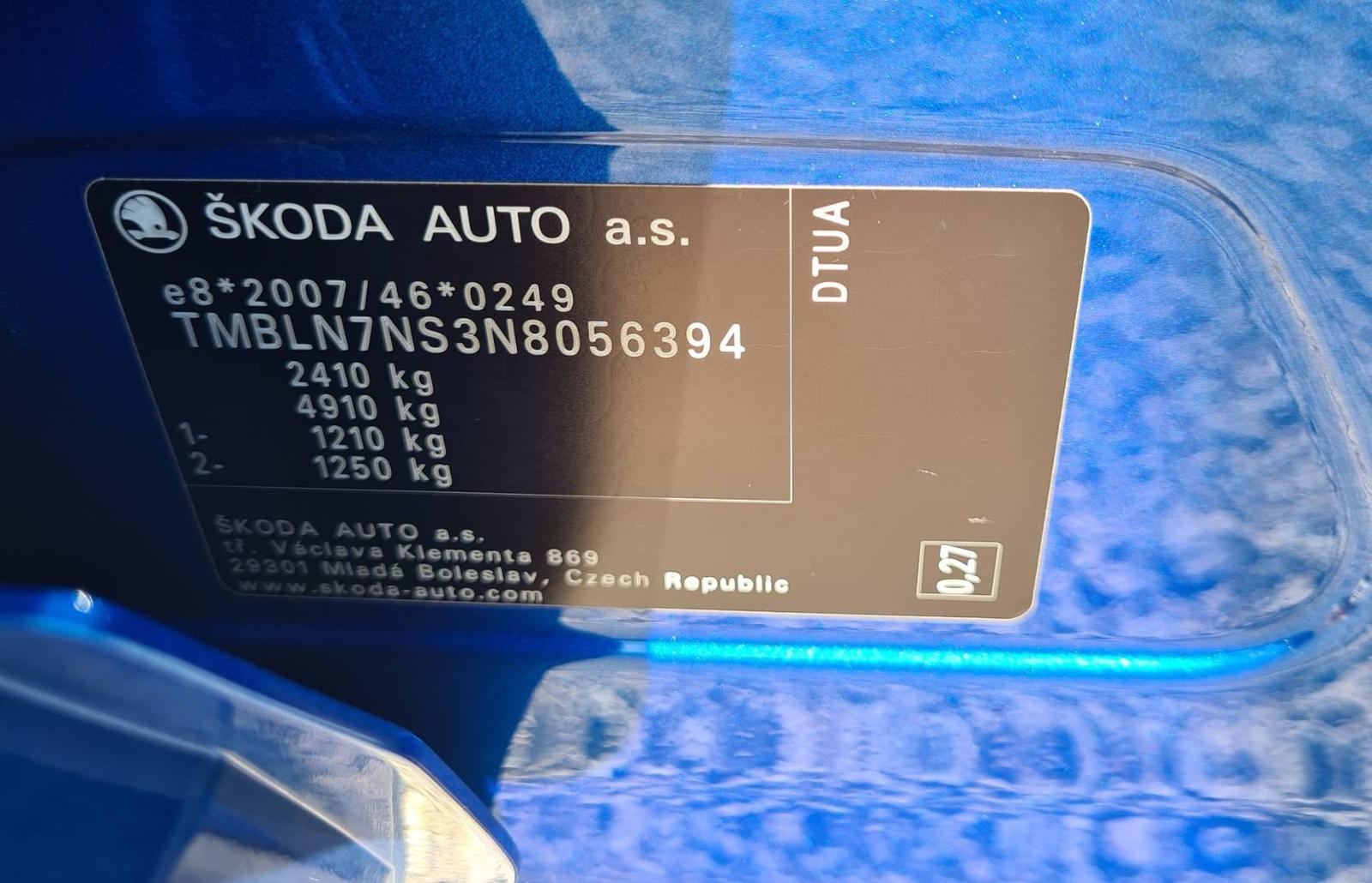 Škoda Kodiaq 2.0 TDI SCR EVO 200 Sportline 4x4 DSG