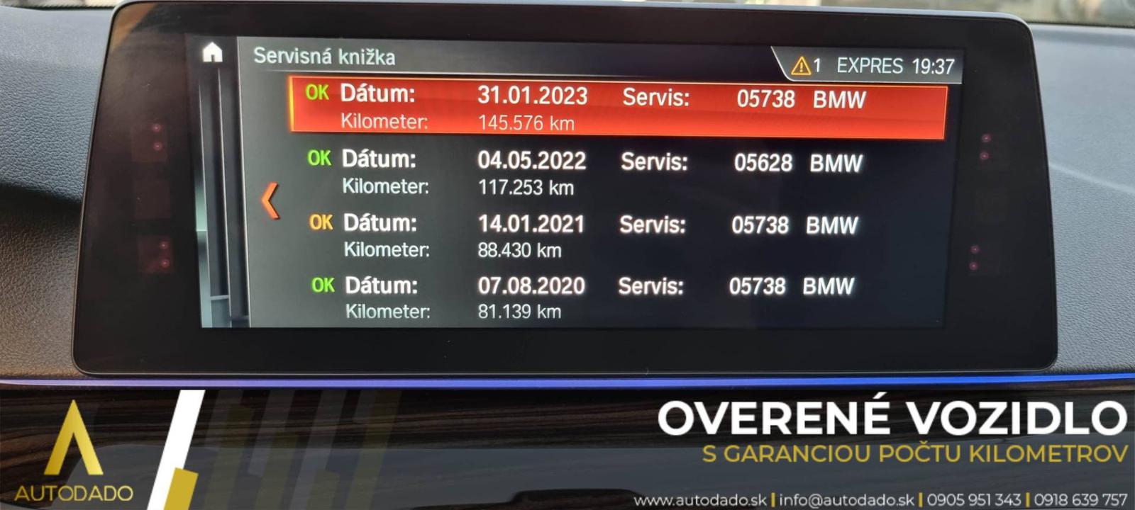 BMW Rad 5 Touring 520D XDRIVE 140KW LUXURY A/T=FULL VÝBAVA/SERVIS=GARANCIA KM=OVERENÉ