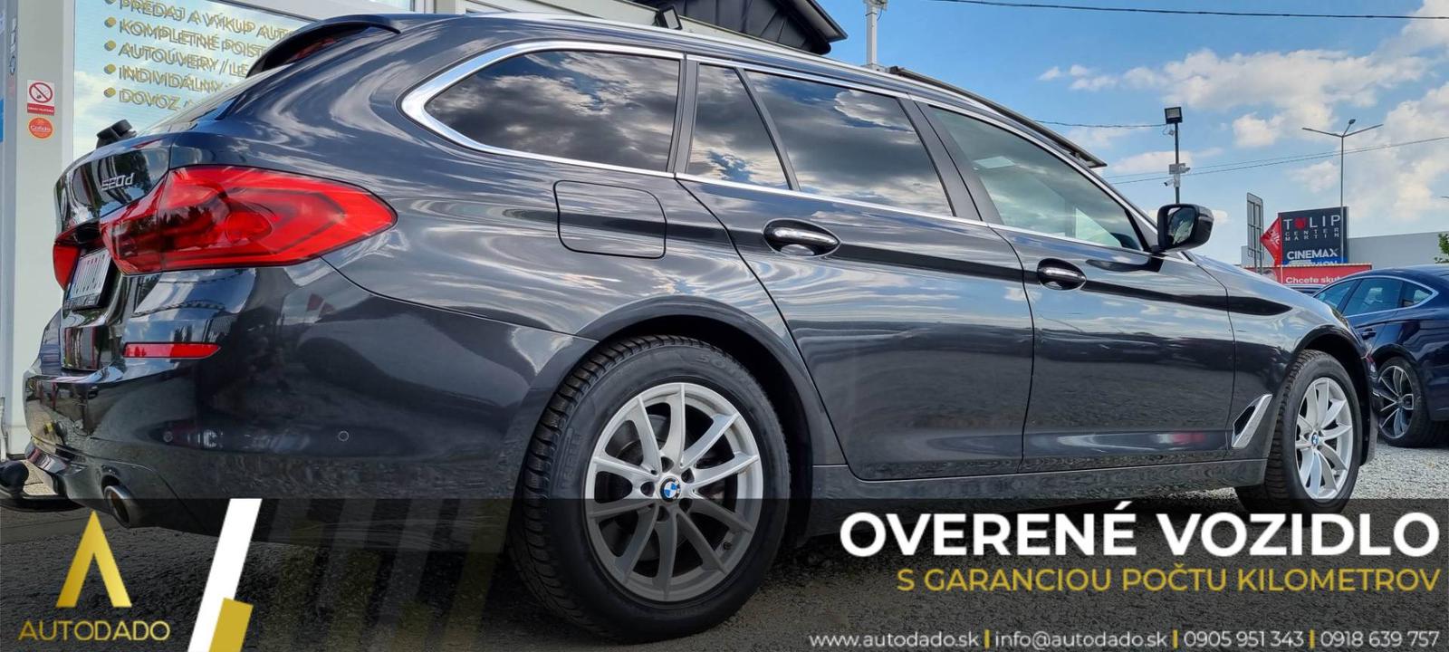 BMW Rad 5 Touring 520D XDRIVE 140KW LUXURY A/T=FULL VÝBAVA/SERVIS=GARANCIA KM=OVERENÉ