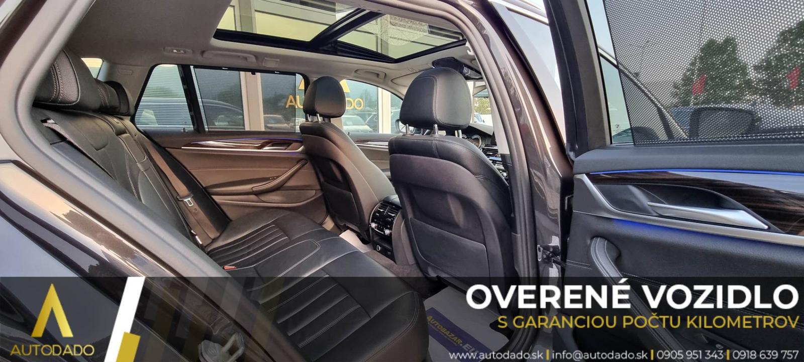BMW Rad 5 Touring 520D XDRIVE 140KW LUXURY A/T=FULL VÝBAVA/SERVIS=GARANCIA KM=OVERENÉ