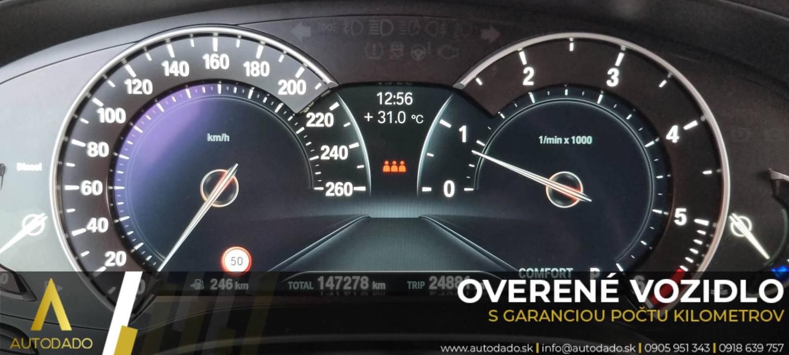 BMW Rad 5 Touring 520D XDRIVE 140KW LUXURY A/T=FULL VÝBAVA/SERVIS=GARANCIA KM=OVERENÉ