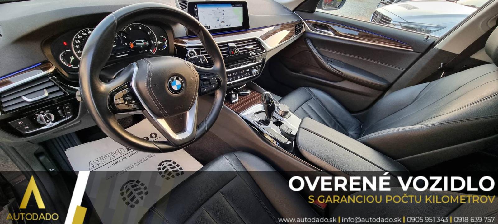 BMW Rad 5 Touring 520D XDRIVE 140KW LUXURY A/T=FULL VÝBAVA/SERVIS=GARANCIA KM=OVERENÉ