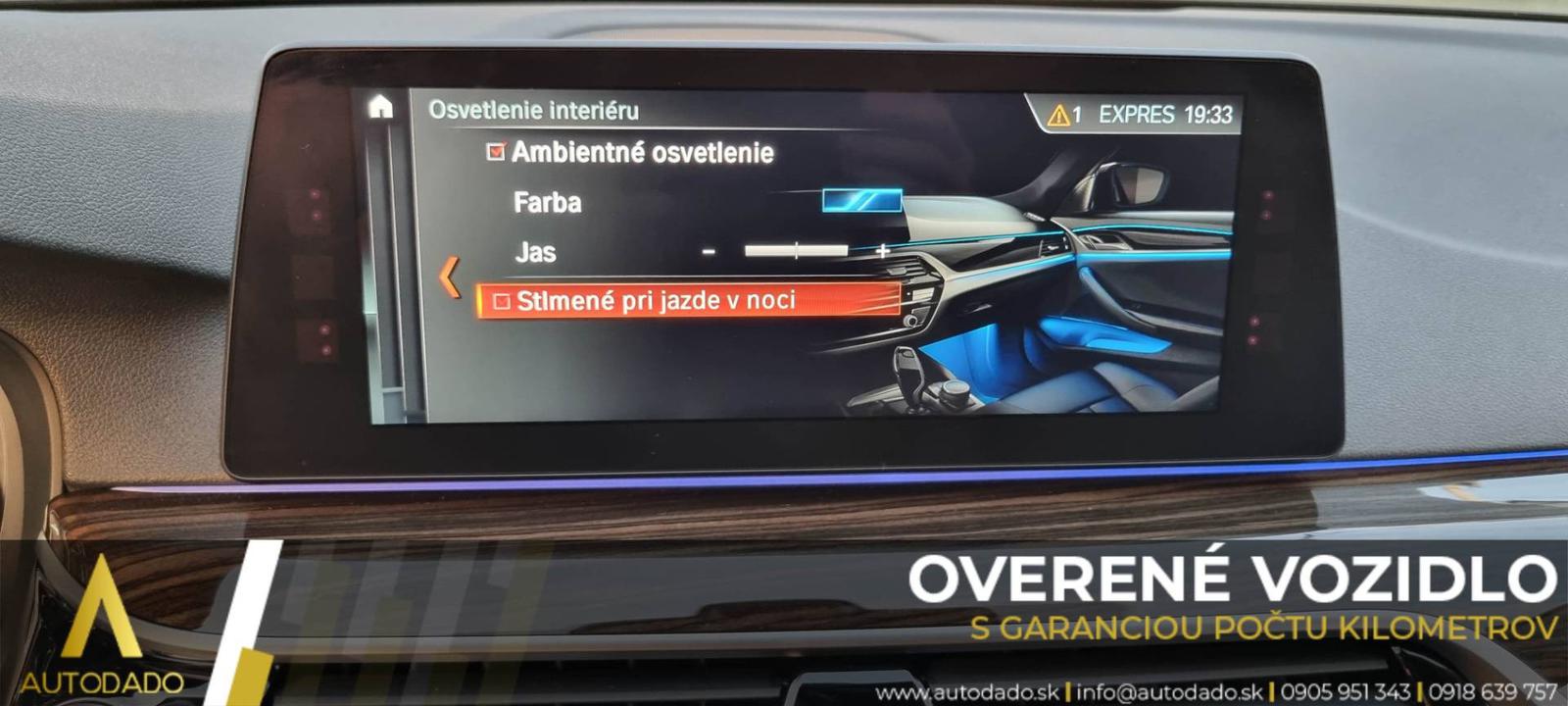 BMW Rad 5 Touring 520D XDRIVE 140KW LUXURY A/T=FULL VÝBAVA/SERVIS=GARANCIA KM=OVERENÉ