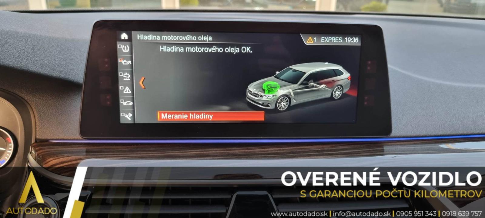 BMW Rad 5 Touring 520D XDRIVE 140KW LUXURY A/T=FULL VÝBAVA/SERVIS=GARANCIA KM=OVERENÉ