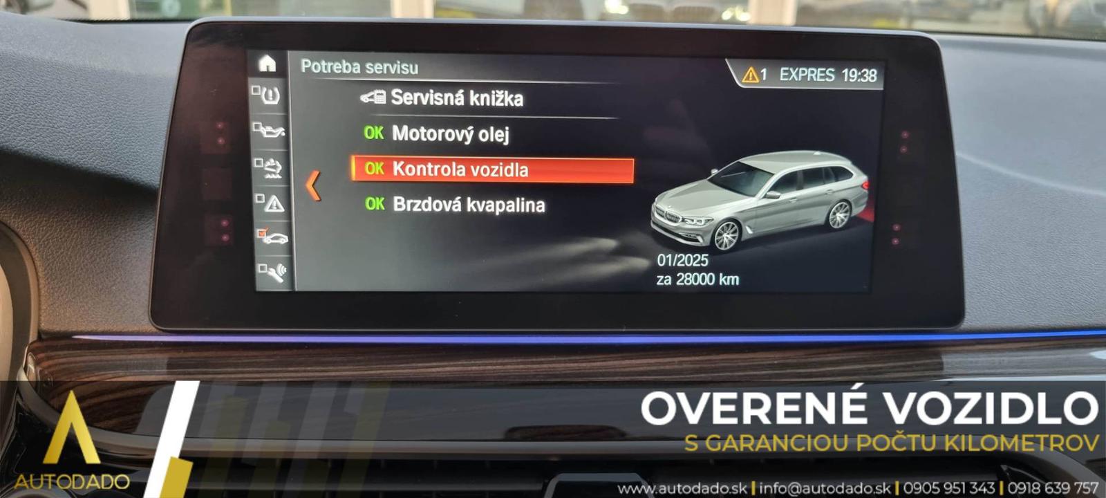 BMW Rad 5 Touring 520D XDRIVE 140KW LUXURY A/T=FULL VÝBAVA/SERVIS=GARANCIA KM=OVERENÉ