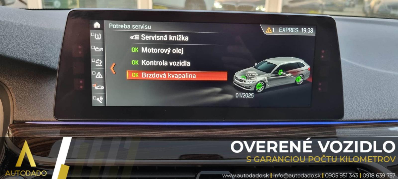 BMW Rad 5 Touring 520D XDRIVE 140KW LUXURY A/T=FULL VÝBAVA/SERVIS=GARANCIA KM=OVERENÉ