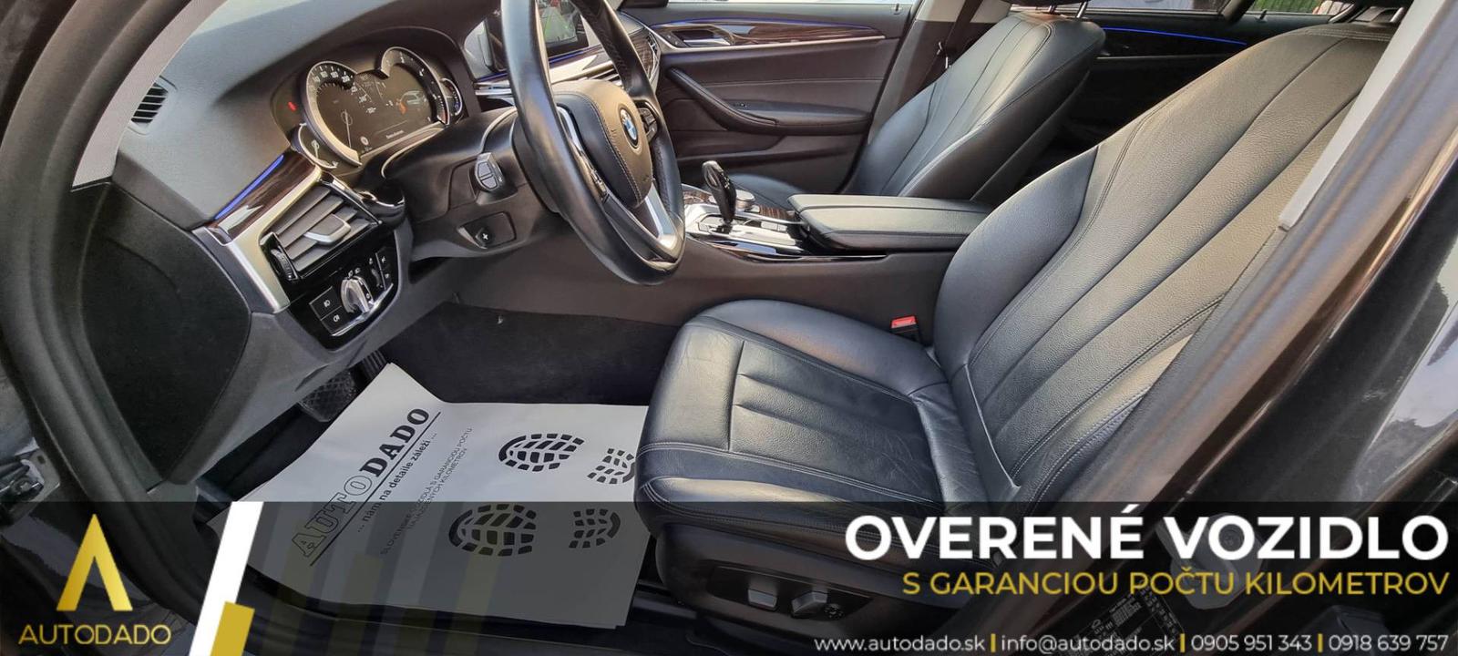 BMW Rad 5 Touring 520D XDRIVE 140KW LUXURY A/T=FULL VÝBAVA/SERVIS=GARANCIA KM=OVERENÉ