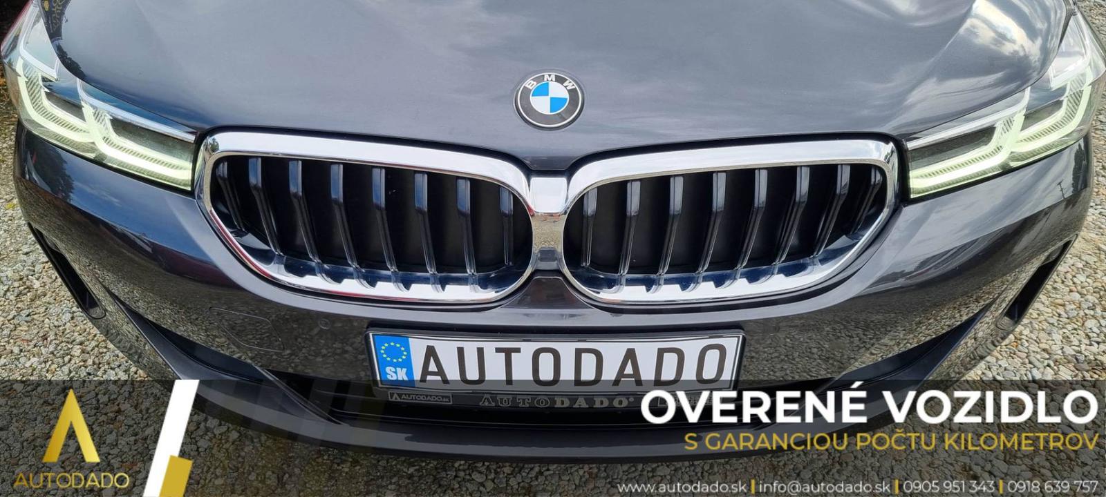 BMW Rad 6 GT xDrive 620d mHEV Gran Turismo A/T=FULL VÝBAVA+SERVIS=OVERENÉ VOZIDLO
