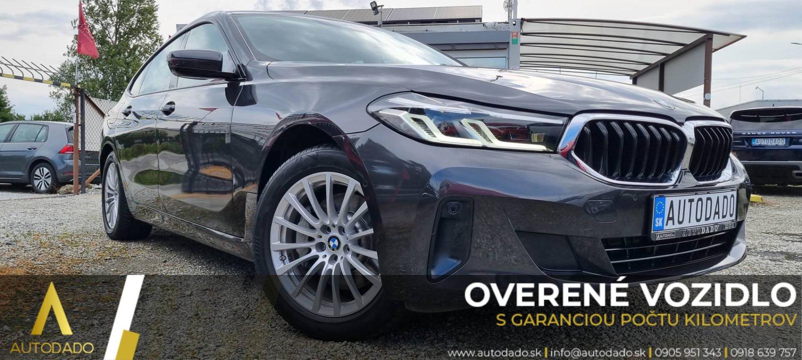 BMW Rad 6 GT xDrive 620d mHEV Gran Turismo A/T=FULL VÝBAVA+SERVIS=OVERENÉ VOZIDLO